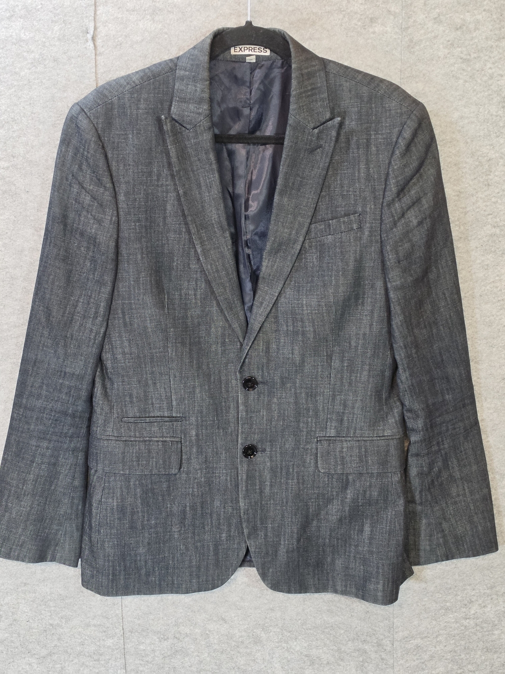Express Men's Photographer fitted blazer jacket 36 Short